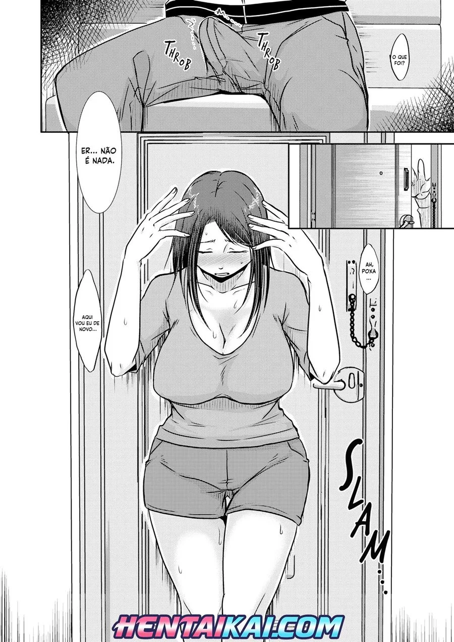 Piranha da Mamãe sendo Tarada pelo Filho Dotado - Hentai Incesto em HQ Brasileiro