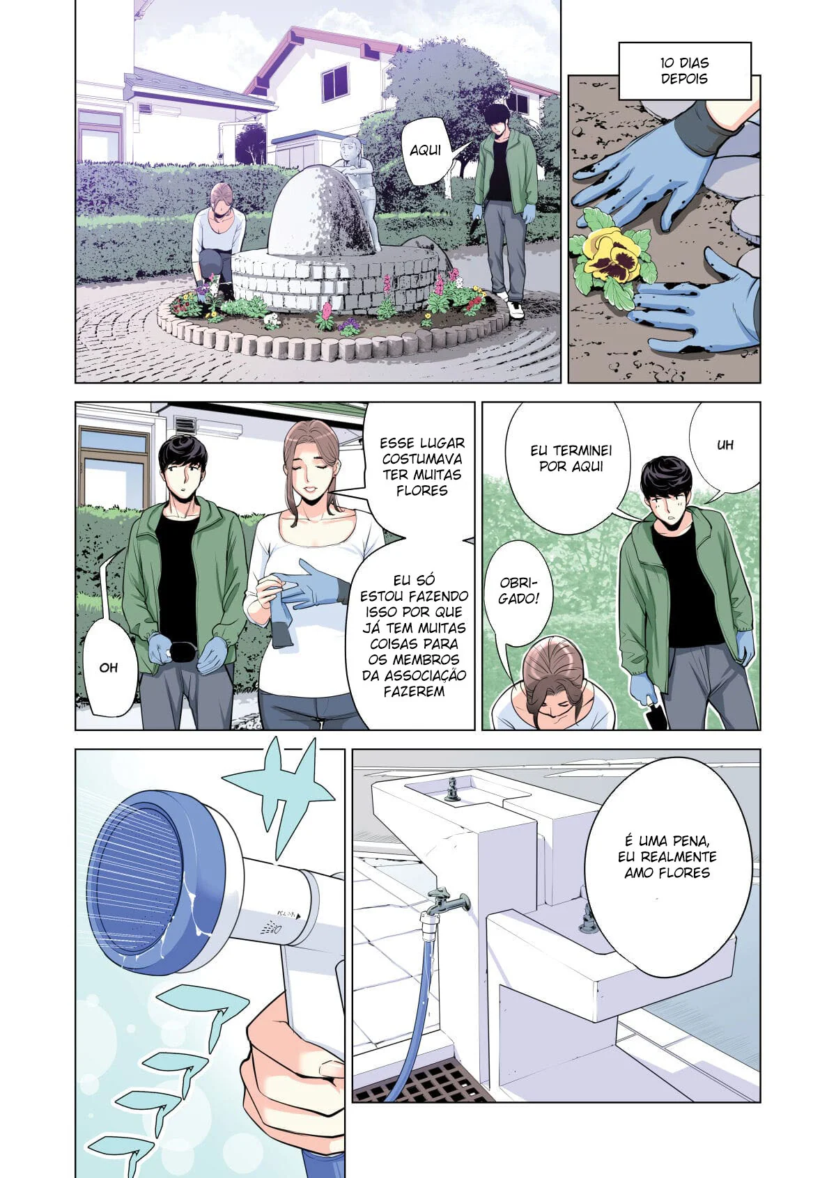 Piranha do Conjunto Pine Hills: Mami Ichinose seduz Hiroshi em HQ Brasileira