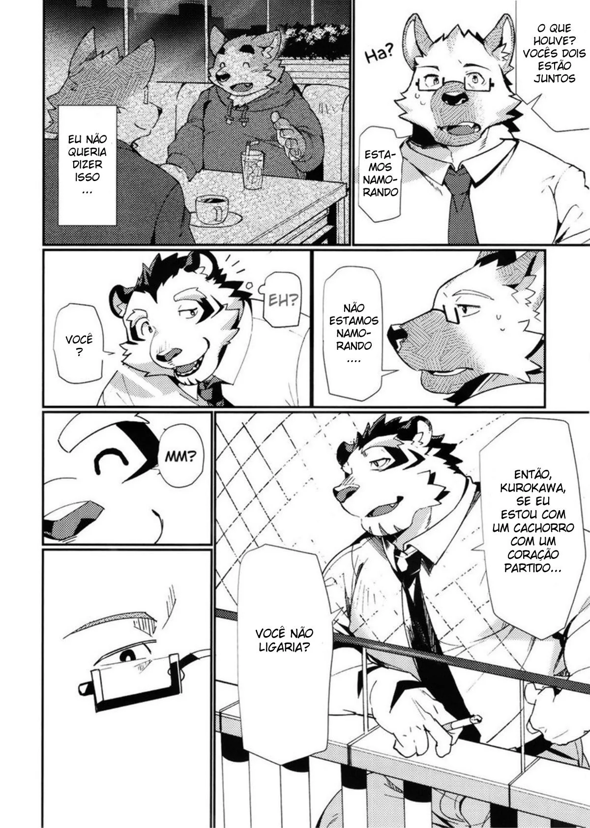 Piranha do Hentai HQ: A Rola Secreta do Colega de Trabalho" em HQ Brasileiro