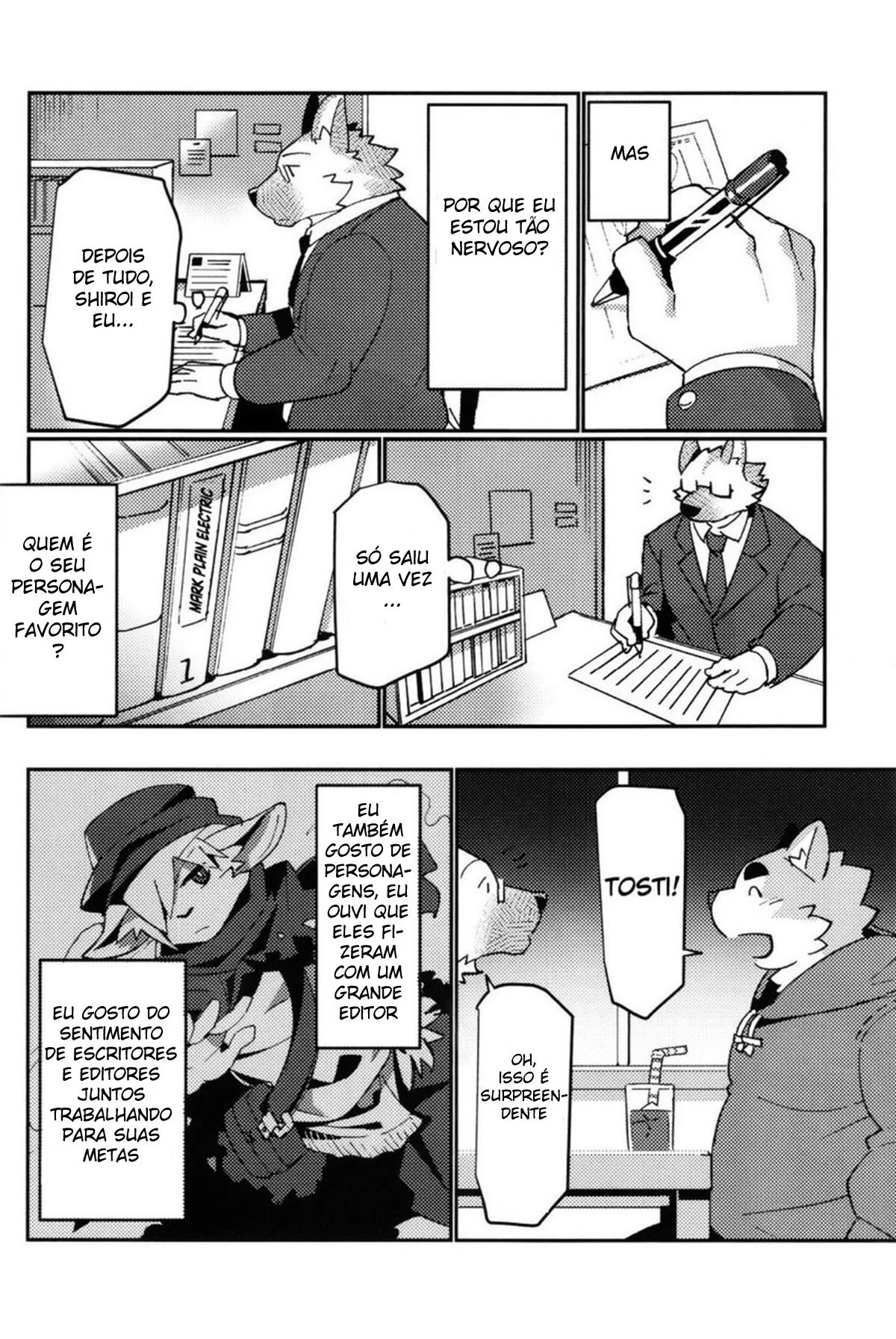 Piranha do Hentai HQ: A Rola Secreta do Colega de Trabalho" em HQ Brasileiro