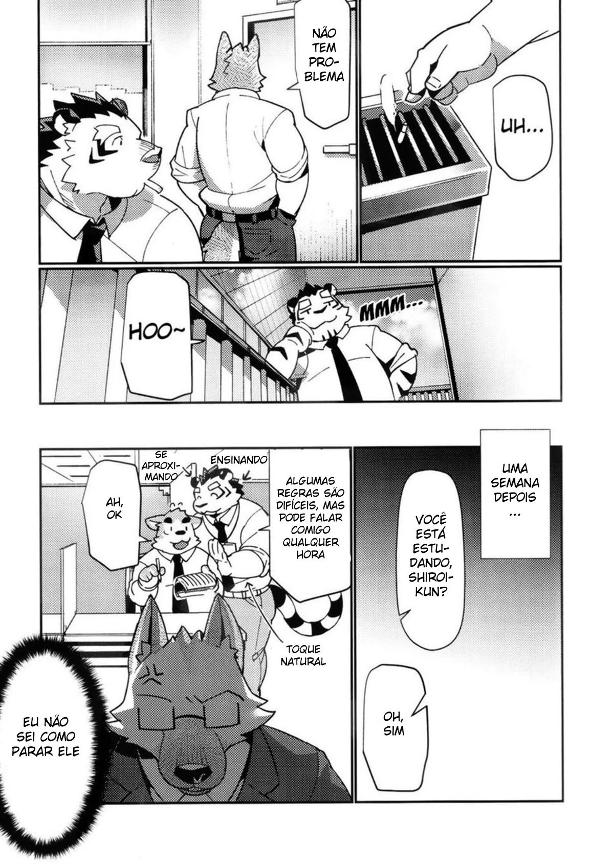 Piranha do Hentai HQ: A Rola Secreta do Colega de Trabalho" em HQ Brasileiro