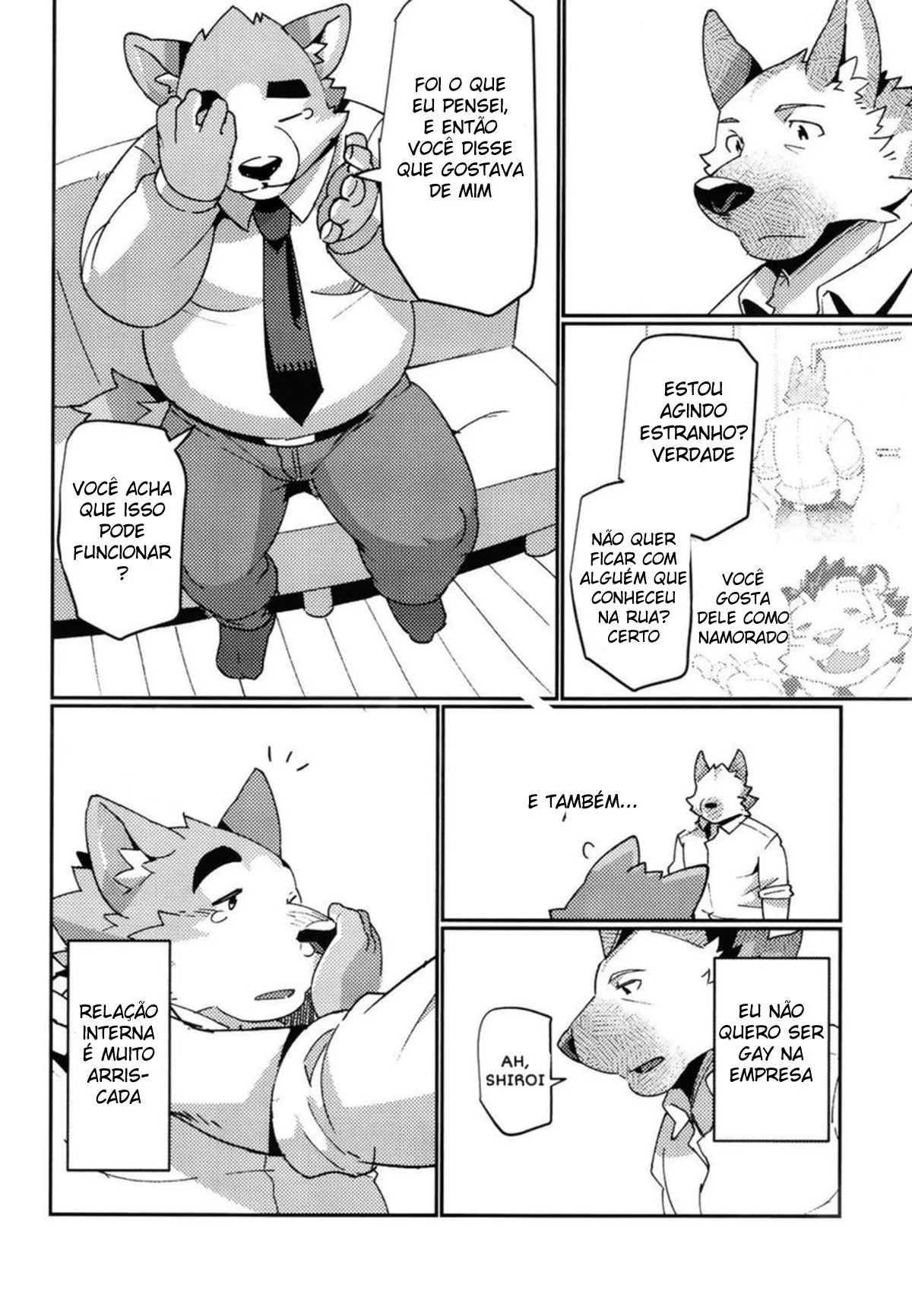 Piranha do Hentai HQ: A Rola Secreta do Colega de Trabalho" em HQ Brasileiro