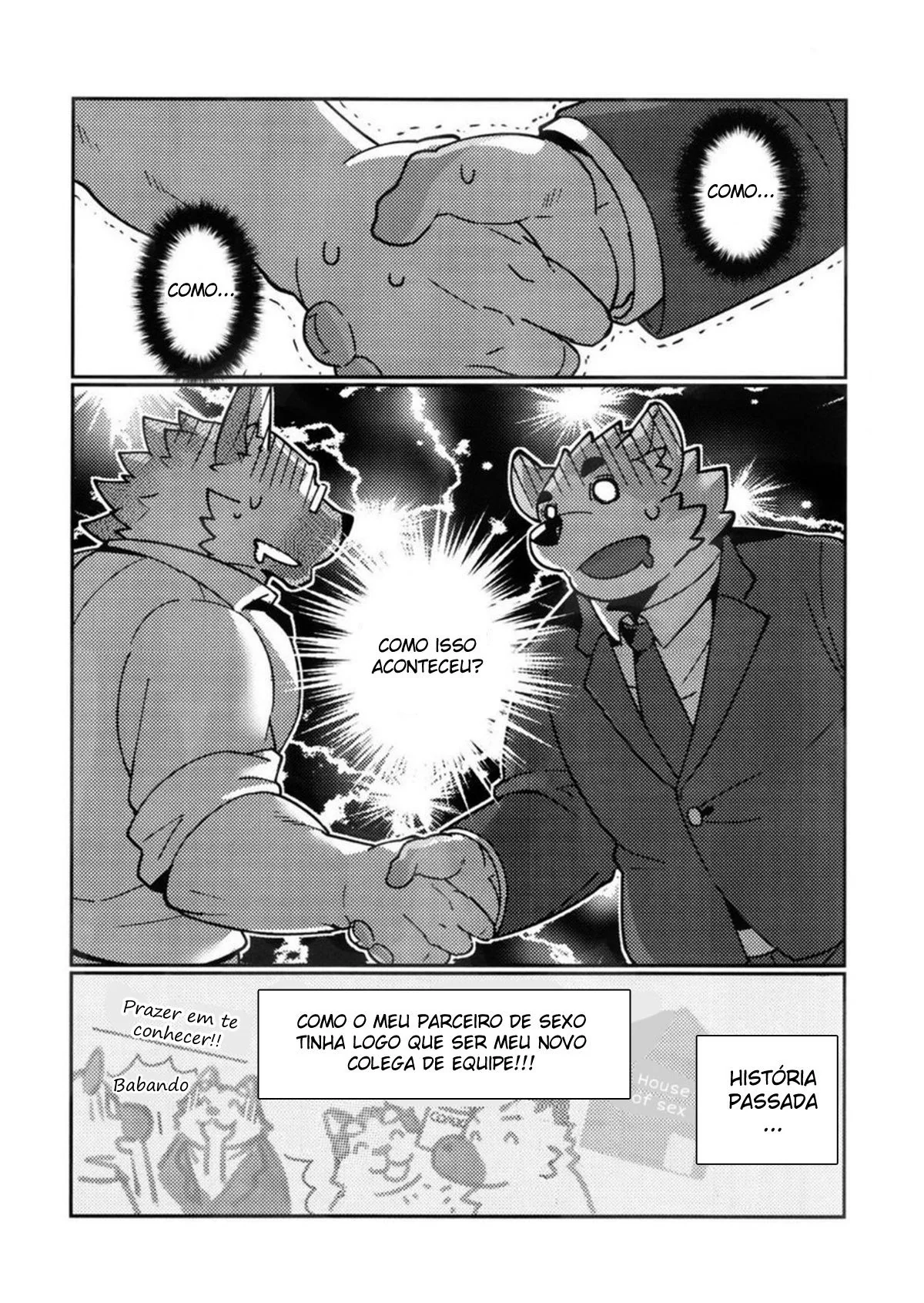 Piranha do Hentai HQ: A Rola Secreta do Colega de Trabalho" em HQ Brasileiro