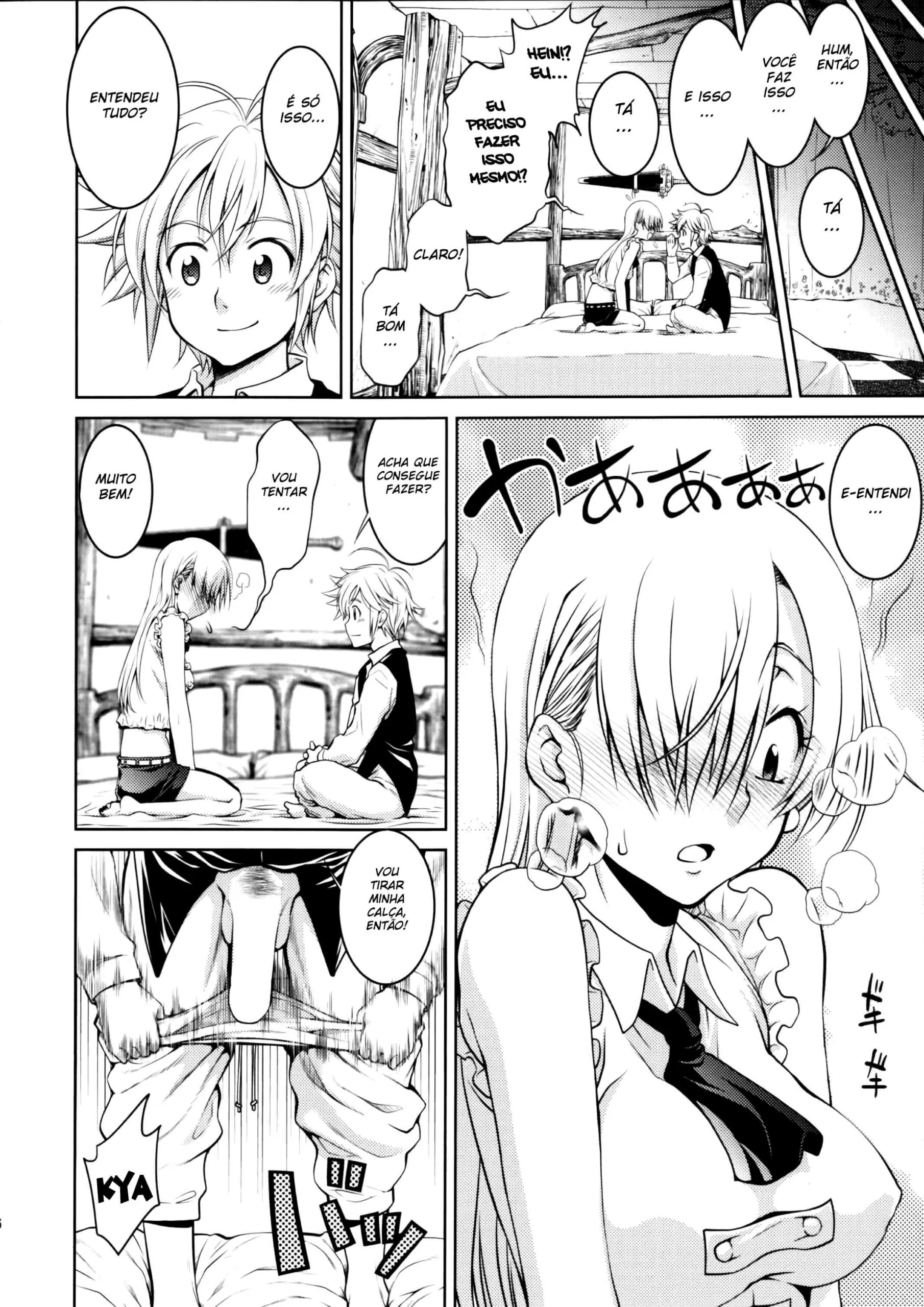 Piranha dos Sete Pecados Capitais Fodendo Gostoso em Nanatsu no Taizai Hentai HQ Brasileiro