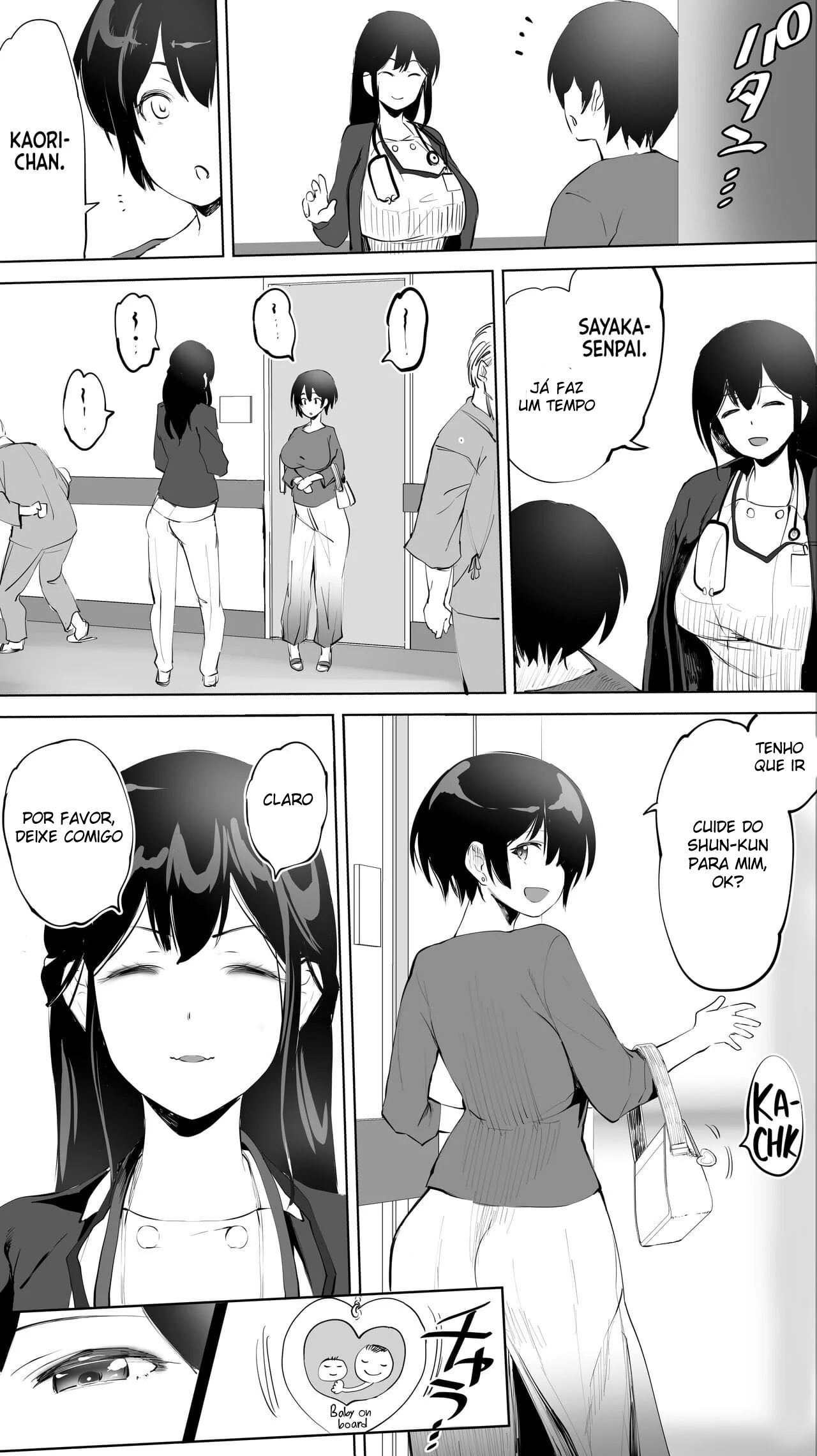 Piranha Enfermeira Kaori-chan Cuida da Rola de Shun-kun no Hospital - Hentai HQ Brasileiro