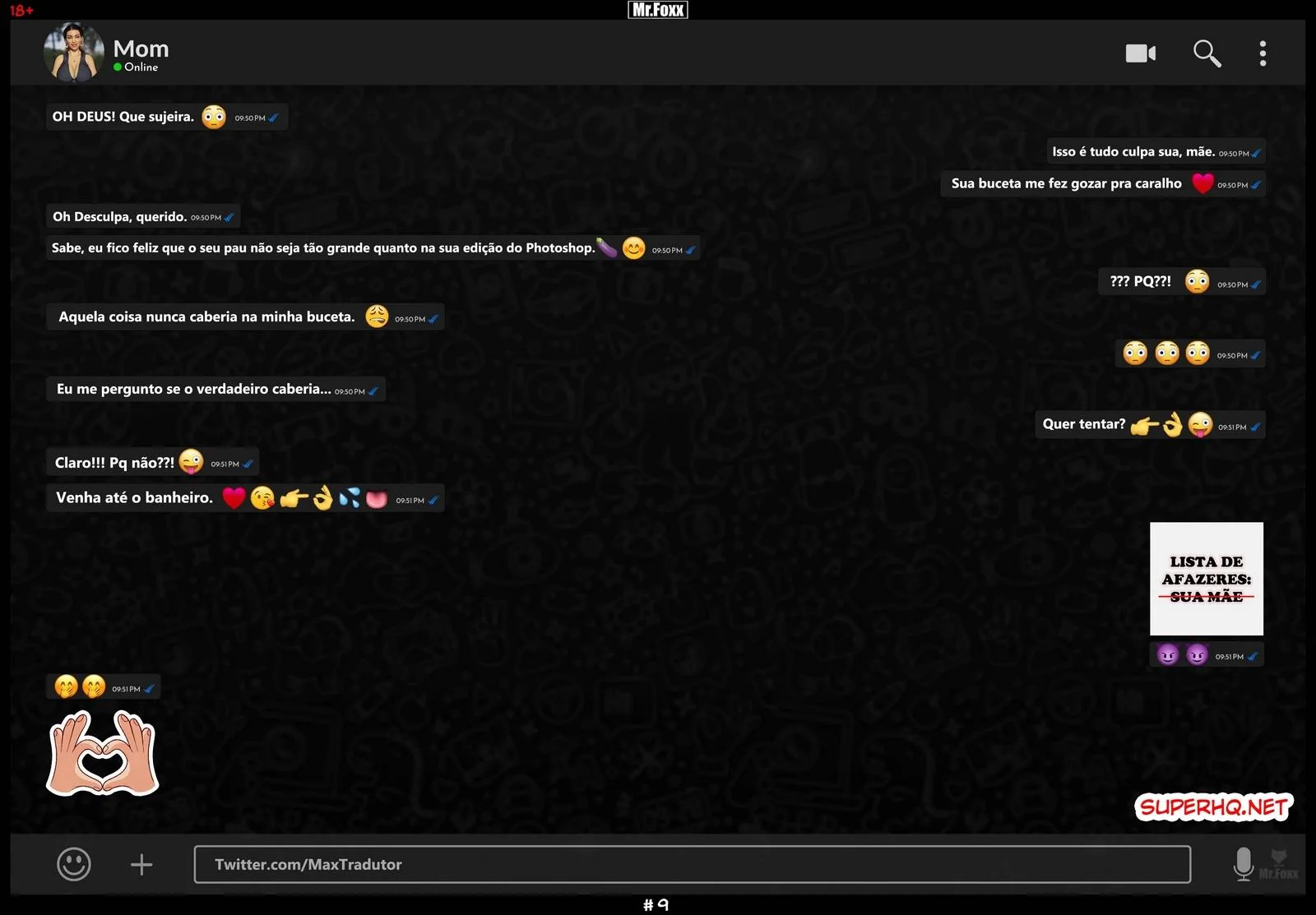 Piranha Flagrada: Mãe Safada Envia Nudes e Filho se Excita em HQ Brasileiro de Hentai