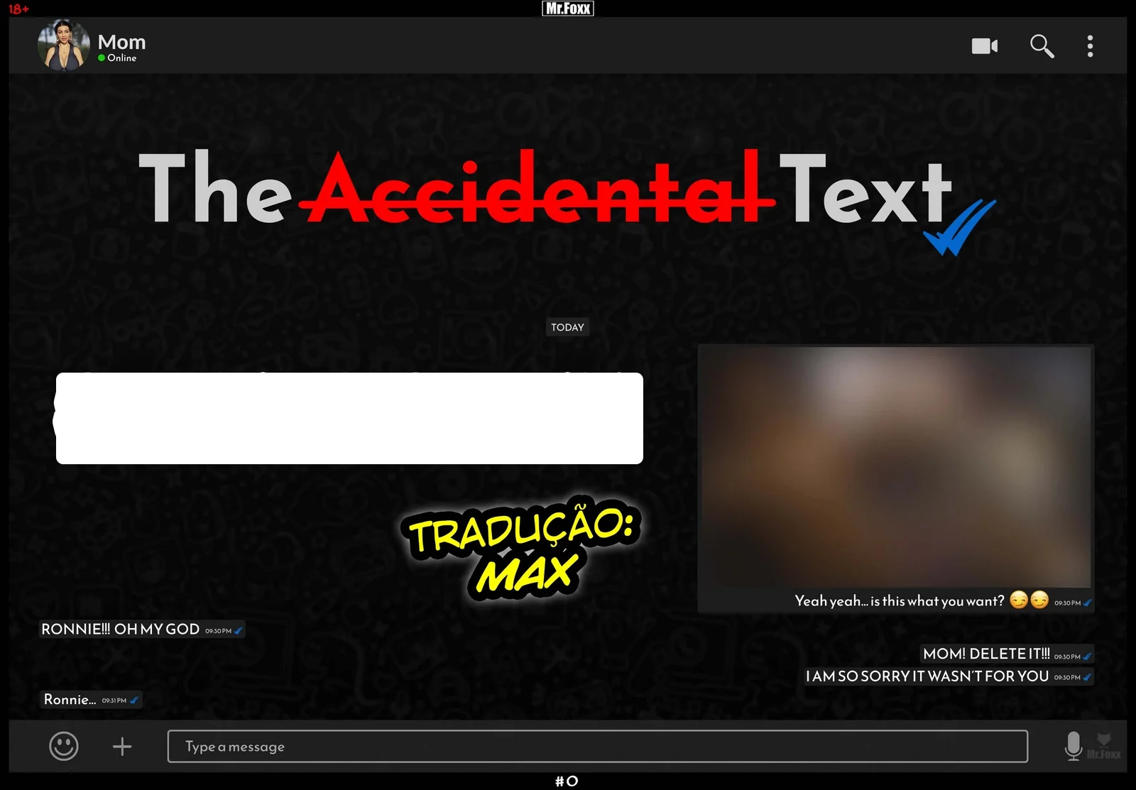 Piranha Flagrada: Mãe Safada Envia Nudes e Filho se Excita em HQ Brasileiro de Hentai