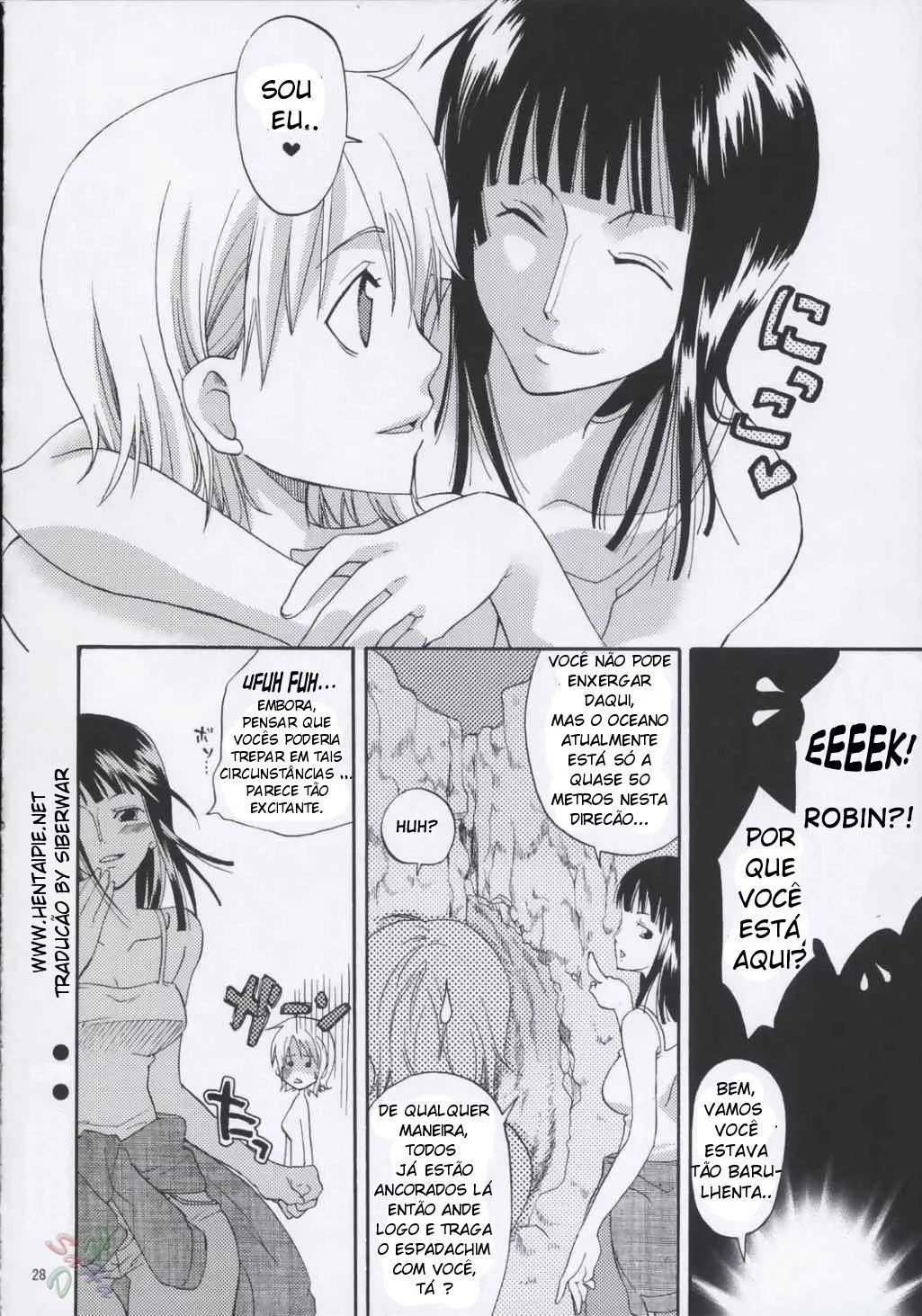 Piranha Nami dando a buceta para Zoro em Hentai HQ Brasileiro