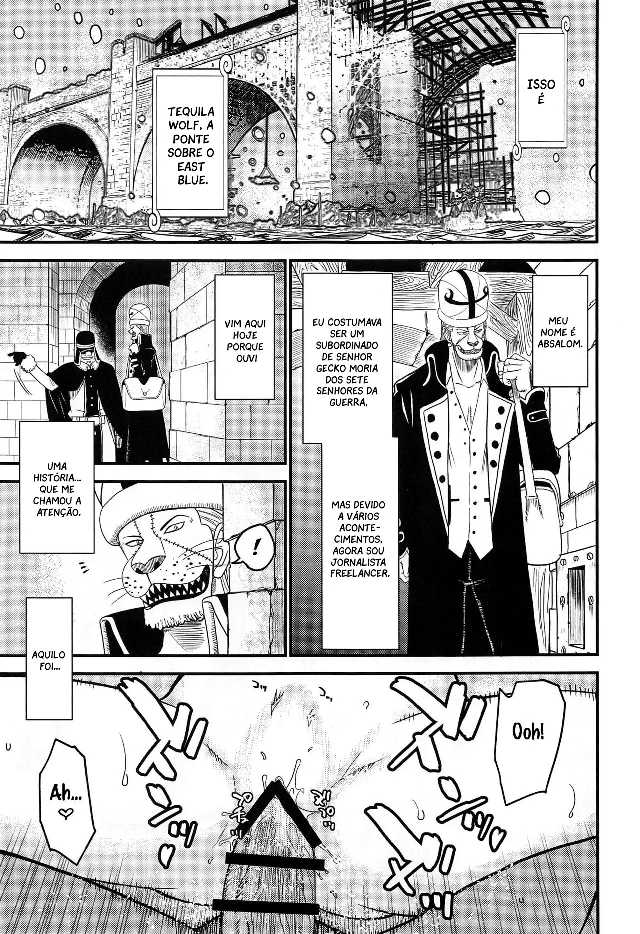 Piranha Nico Robin: Abusada e Amordaçada no One Piece Hentai HQ Brasileiro