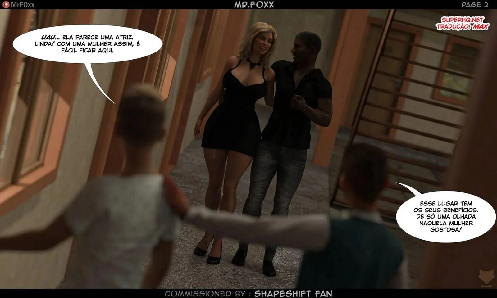 Piranha safada e amiga bucetuda no motel em Hentai 3D Boquete Intenso