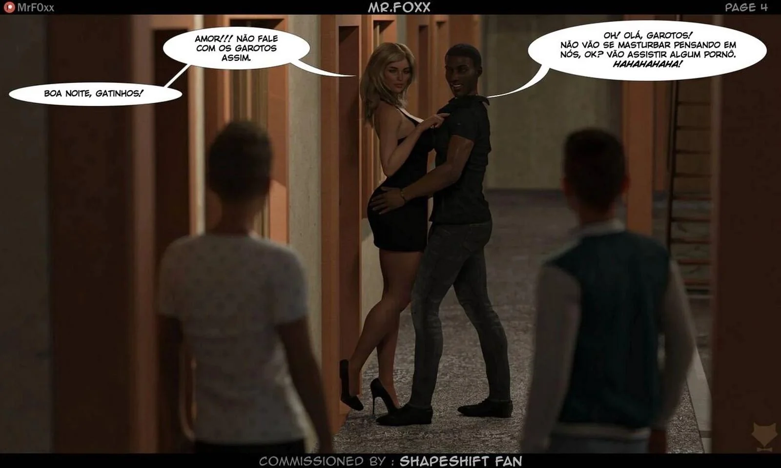 Piranha safada e amiga bucetuda no motel em Hentai 3D Boquete Intenso