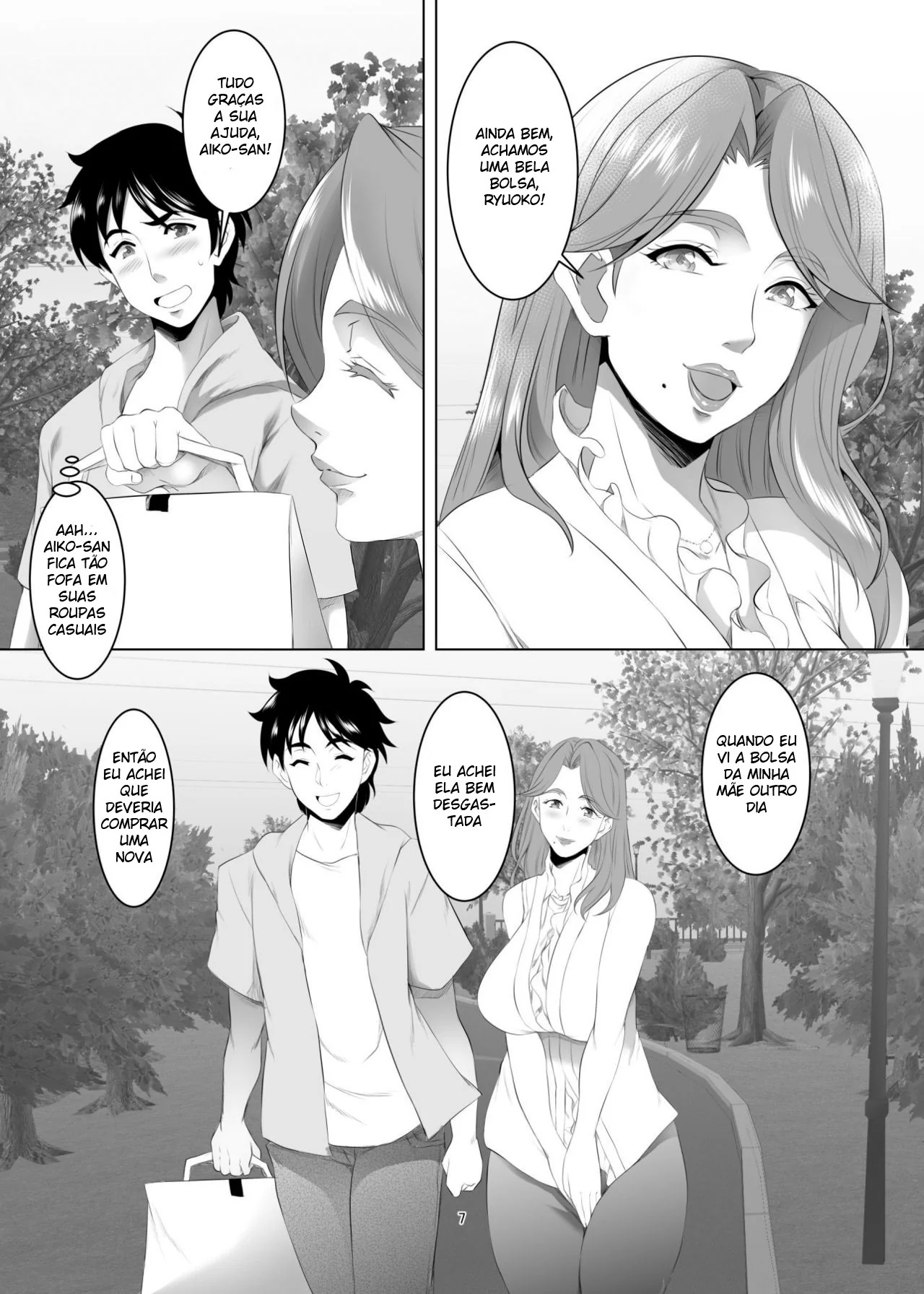 Piranha tarada fode a mãe do colega em HQ brasileiro de sexo incestuoso