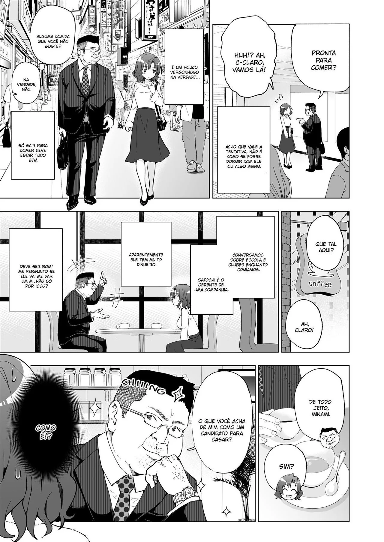 Piranha Universitária Recebendo Piroca de Velho Rico - Diário de uma Sugar Baby Novinha da Faculdade VL.1 em HQ Brasileiro