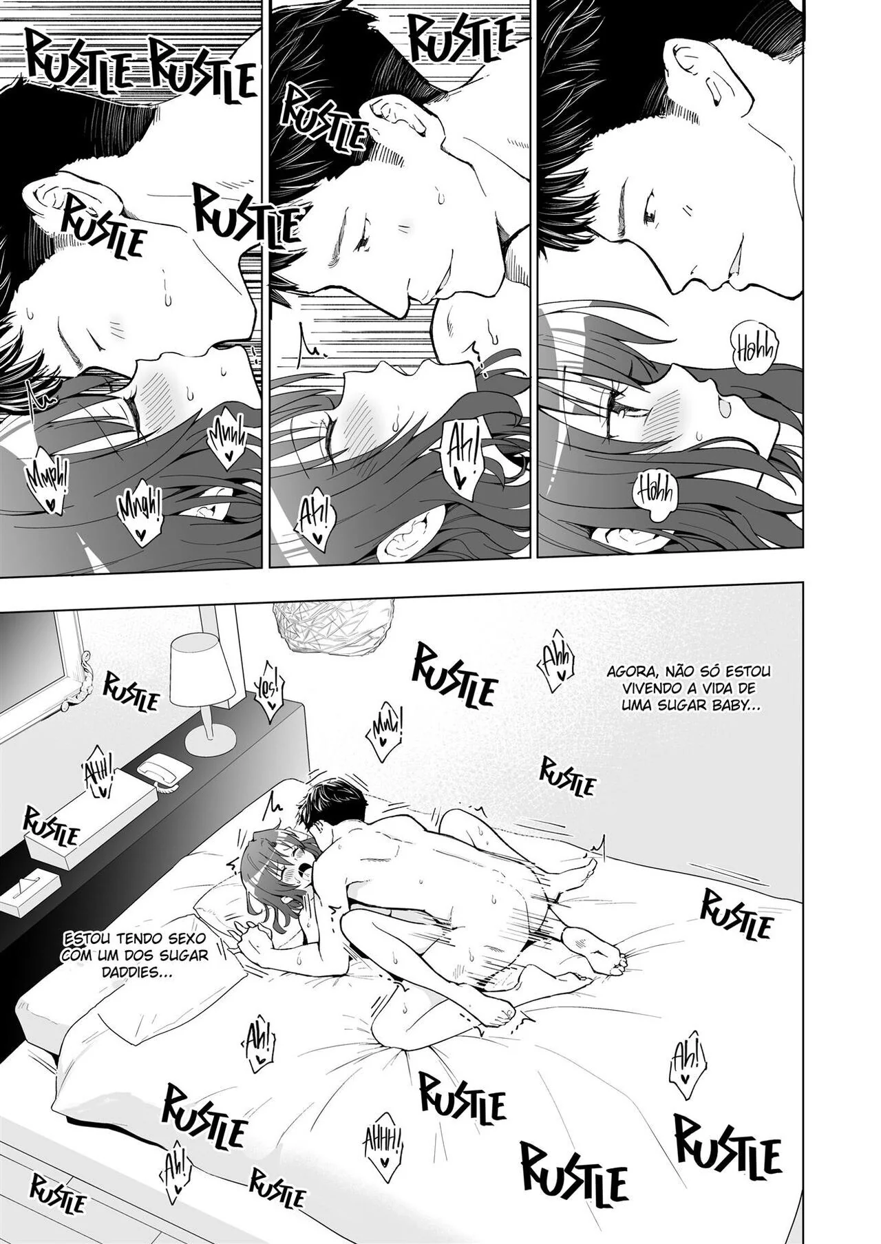 Piranha Universitária Recebendo Piroca de Velho Rico - Diário de uma Sugar Baby Novinha da Faculdade VL.1 em HQ Brasileiro