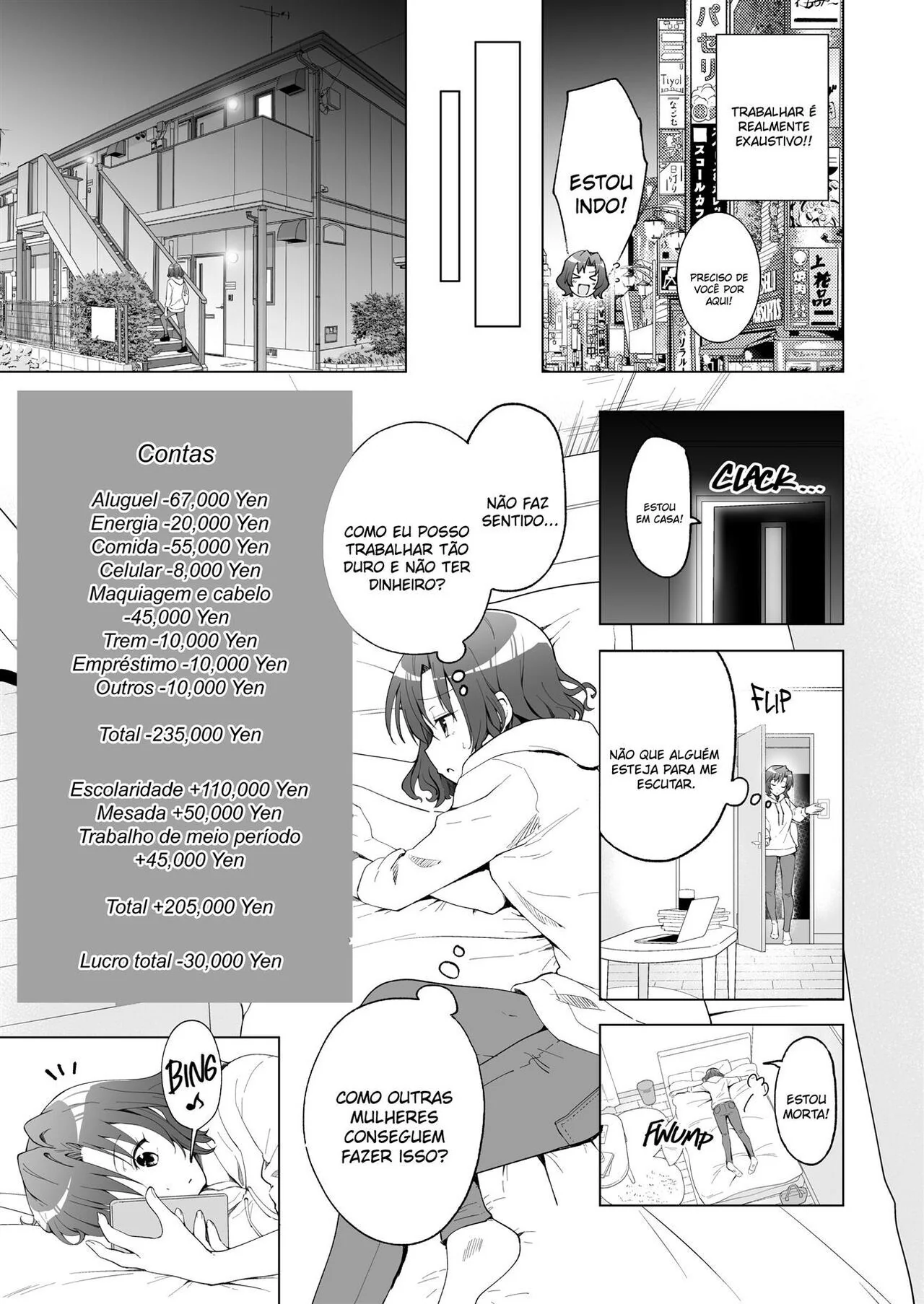 Piranha Universitária Recebendo Piroca de Velho Rico - Diário de uma Sugar Baby Novinha da Faculdade VL.1 em HQ Brasileiro