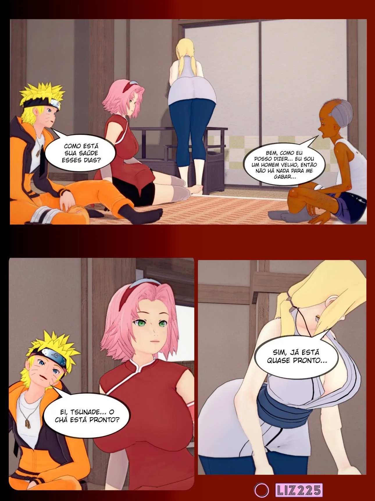 Piranhas de Konoha: Fim de Semana na Pousada da Putaria - Naruto HQ Brasileiro