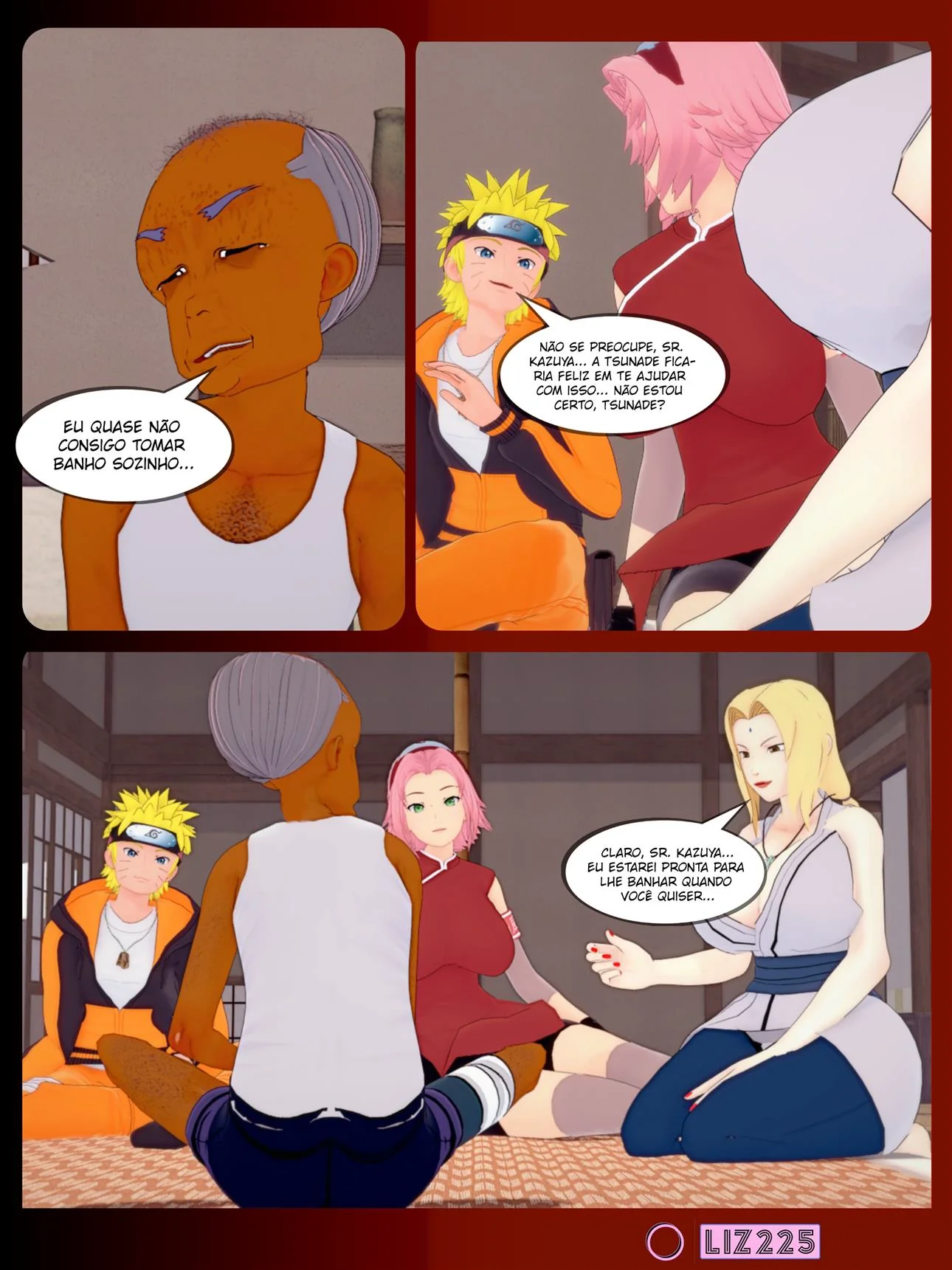 Piranhas de Konoha: Fim de Semana na Pousada da Putaria - Naruto HQ Brasileiro