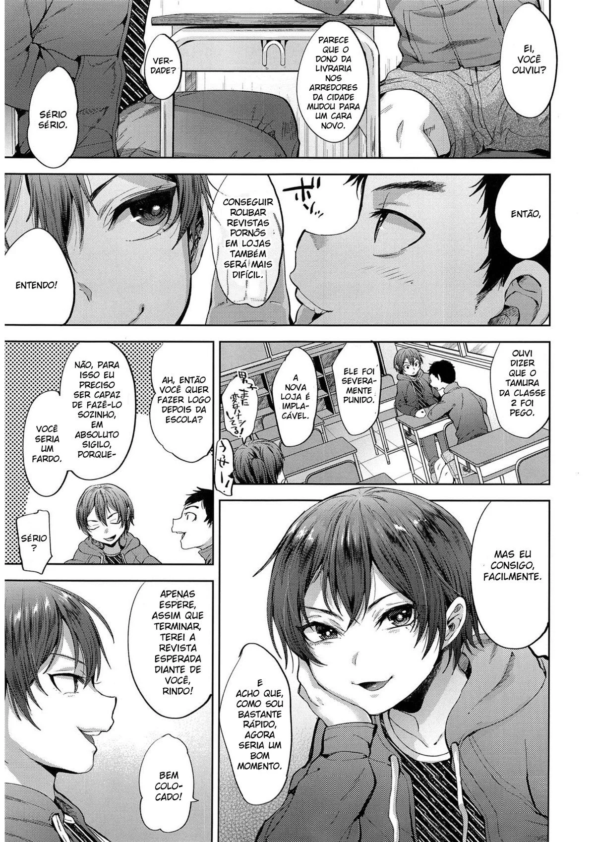 Piranhas na biblioteca: A pica foi parar nas suas mãos - Hentai HQ Brasileiro