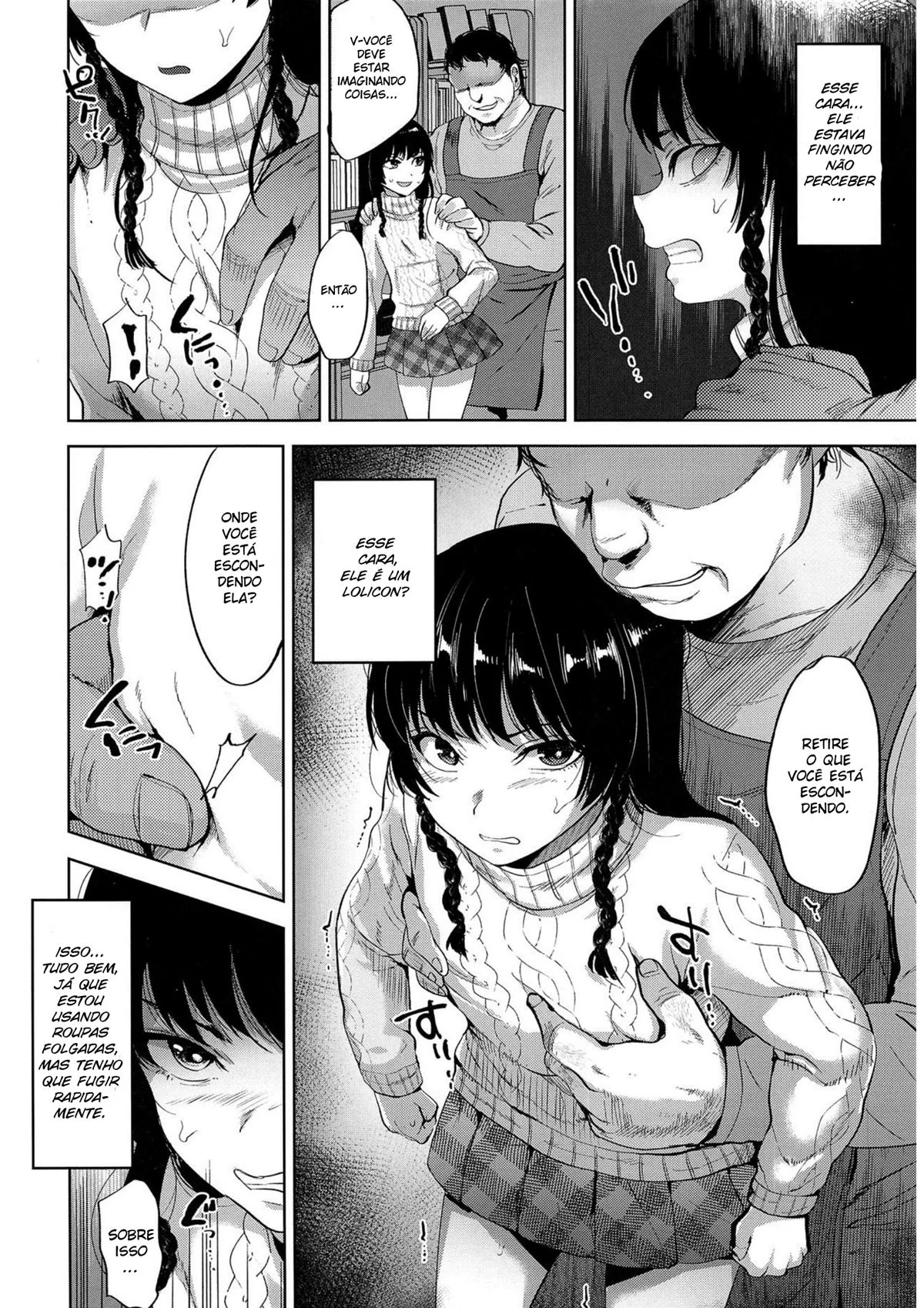 Piranhas na biblioteca: A pica foi parar nas suas mãos - Hentai HQ Brasileiro