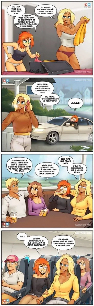 Piranhas Safadas: Beverly e Tara em Ação na HQ de Lesbicas Brasileiras Escandalosas" em HQ Brasileiro