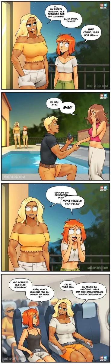 Piranhas Safadas: Beverly e Tara em Ação na HQ de Lesbicas Brasileiras Escandalosas" em HQ Brasileiro