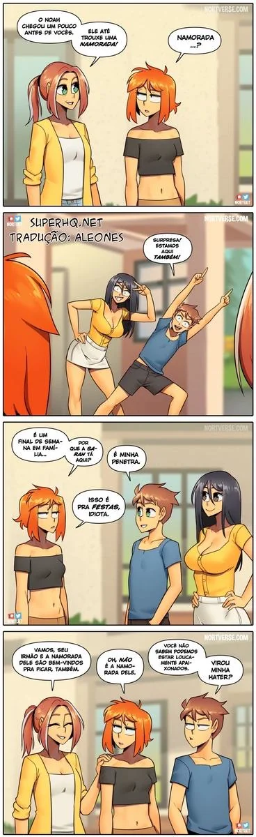 Piranhas Safadas: Beverly e Tara em Ação na HQ de Lesbicas Brasileiras Escandalosas" em HQ Brasileiro