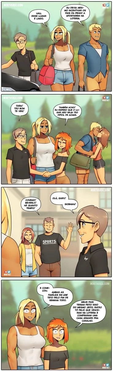 Piranhas Safadas: Beverly e Tara em Ação na HQ de Lesbicas Brasileiras Escandalosas" em HQ Brasileiro