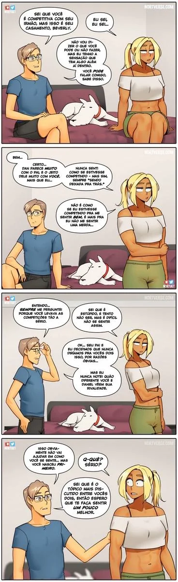Piranhas Safadas: Beverly e Tara em Ação na HQ de Lesbicas Brasileiras Escandalosas" em HQ Brasileiro