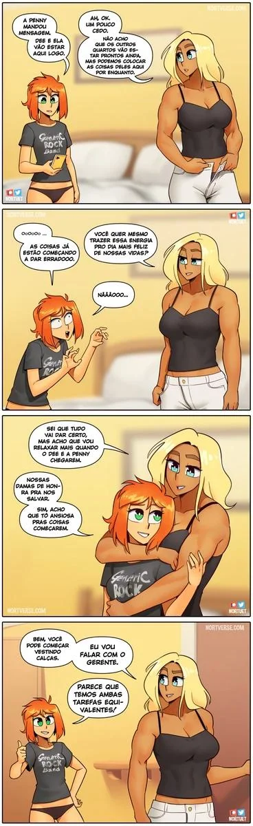 Piranhas Safadas: Beverly e Tara em Ação na HQ de Lesbicas Brasileiras Escandalosas" em HQ Brasileiro