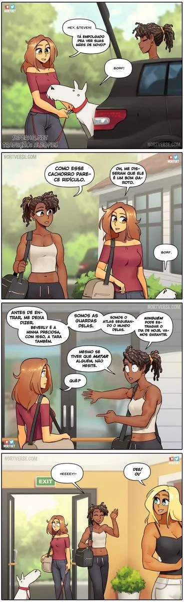 Piranhas Safadas: Beverly e Tara em Ação na HQ de Lesbicas Brasileiras Escandalosas" em HQ Brasileiro
