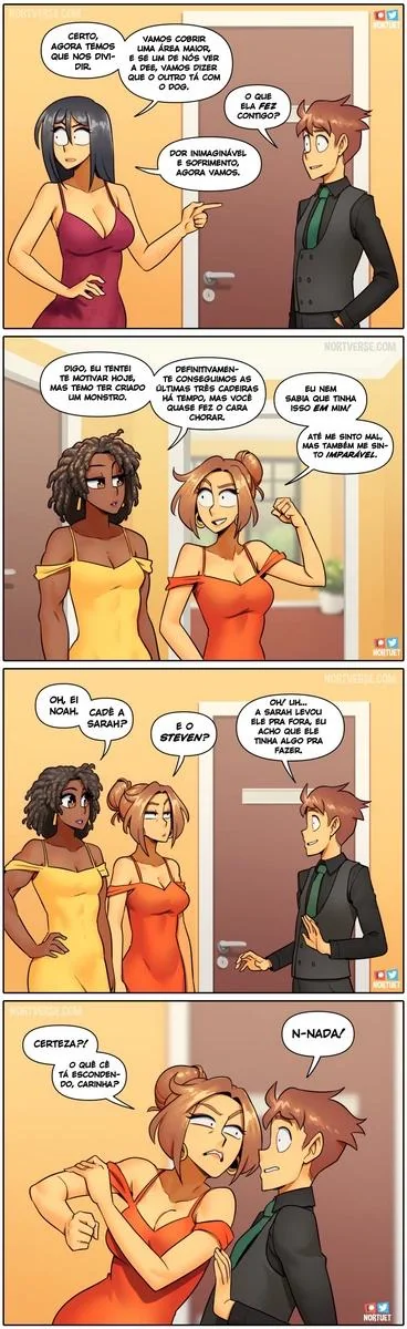 Piranhas Safadas: Beverly e Tara em Ação na HQ de Lesbicas Brasileiras Escandalosas" em HQ Brasileiro