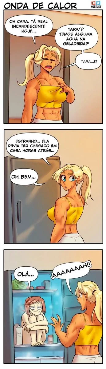 Piranhas Safadas: Beverly e Tara em Ação na HQ de Lesbicas Brasileiras Escandalosas" em HQ Brasileiro