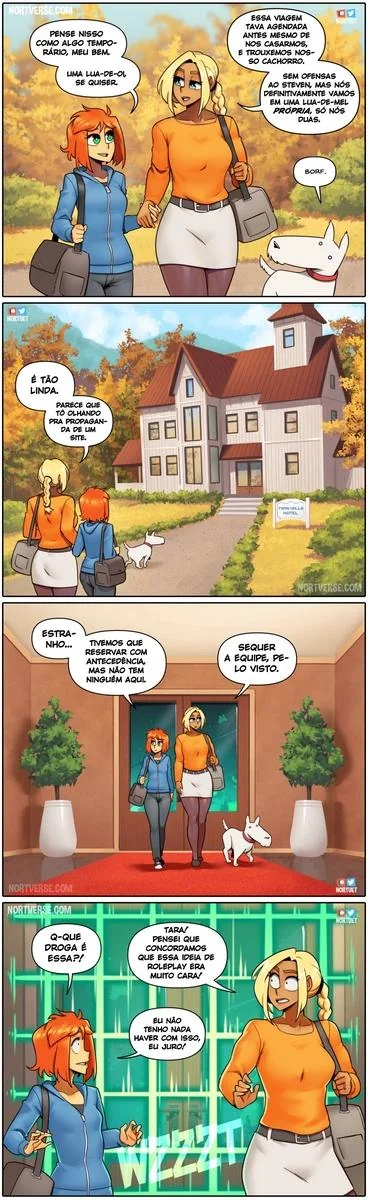 Piranhas Safadas: Beverly e Tara em Ação na HQ de Lesbicas Brasileiras Escandalosas" em HQ Brasileiro