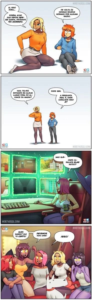 Piranhas Safadas: Beverly e Tara em Ação na HQ de Lesbicas Brasileiras Escandalosas" em HQ Brasileiro