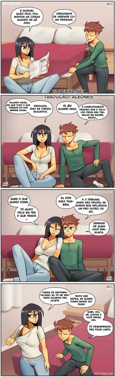 Piranhas Safadas: Beverly e Tara em Ação na HQ de Lesbicas Brasileiras Escandalosas" em HQ Brasileiro