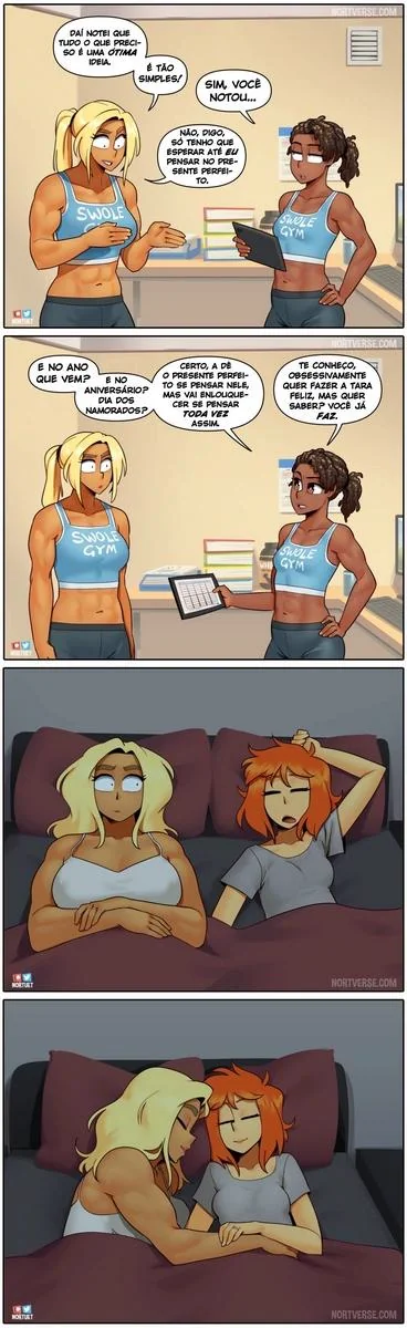 Piranhas Safadas: Beverly e Tara em Ação na HQ de Lesbicas Brasileiras Escandalosas" em HQ Brasileiro