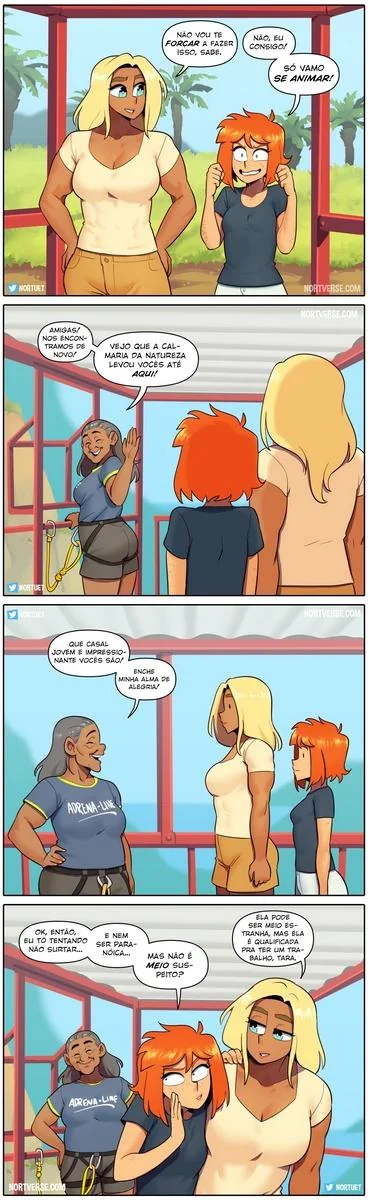 Piranhas Safadas: Beverly e Tara em Ação na HQ de Lesbicas Brasileiras Escandalosas" em HQ Brasileiro