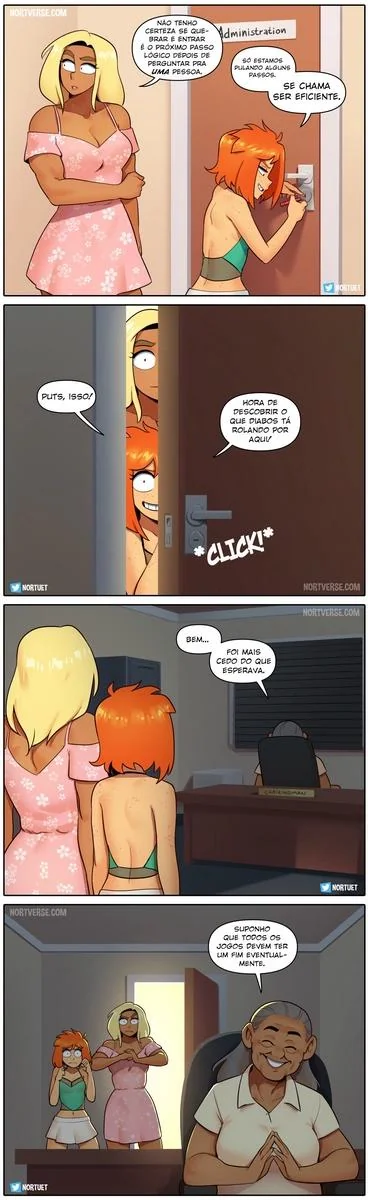 Piranhas Safadas: Beverly e Tara em Ação na HQ de Lesbicas Brasileiras Escandalosas" em HQ Brasileiro