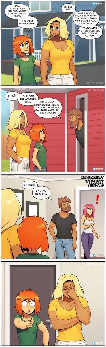 Piranhas Safadas: Beverly e Tara em Ação na HQ de Lesbicas Brasileiras Escandalosas" em HQ Brasileiro