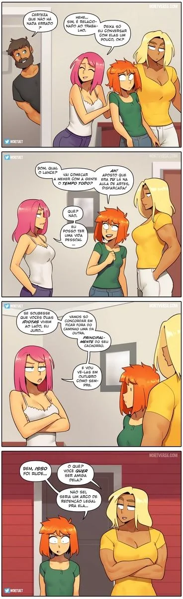 Piranhas Safadas: Beverly e Tara em Ação na HQ de Lesbicas Brasileiras Escandalosas" em HQ Brasileiro