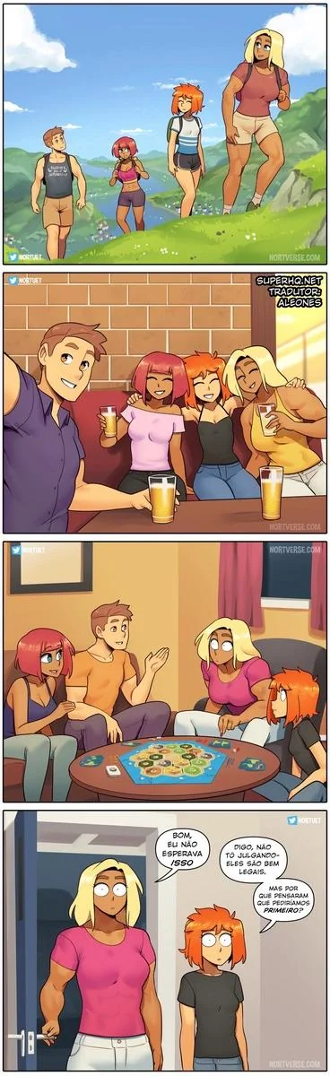 Piranhas Safadas: Beverly e Tara em Ação na HQ de Lesbicas Brasileiras Escandalosas" em HQ Brasileiro