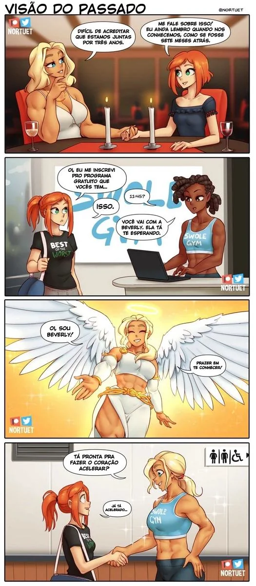 Piranhas Safadas: Beverly e Tara em Ação na HQ de Lesbicas Brasileiras Escandalosas" em HQ Brasileiro