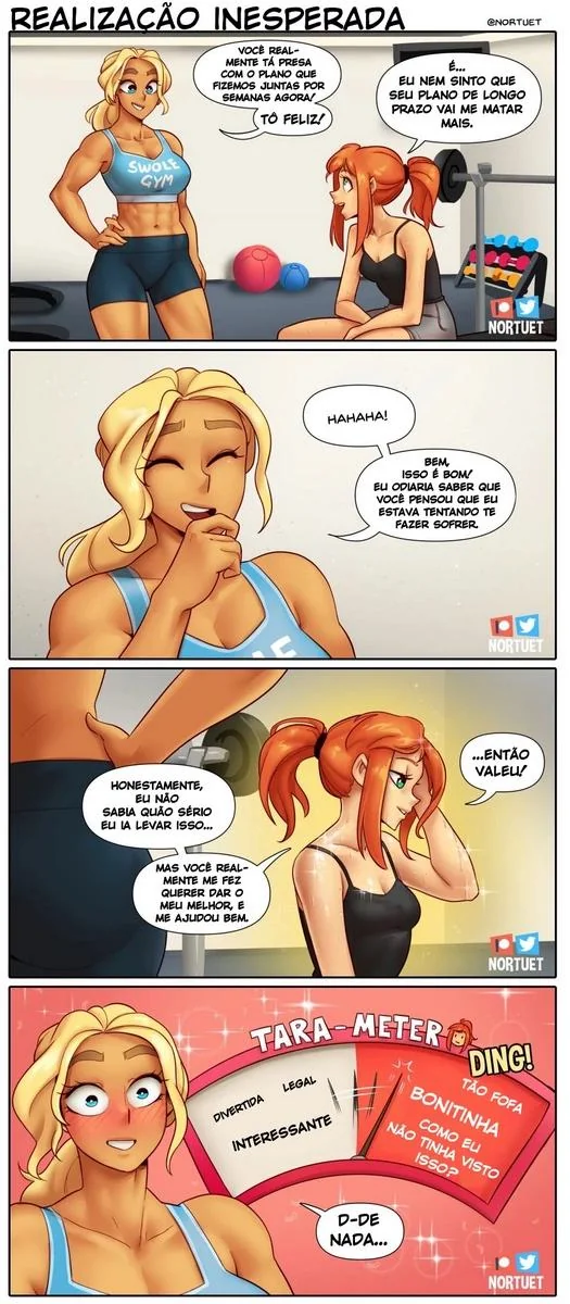 Piranhas Safadas: Beverly e Tara em Ação na HQ de Lesbicas Brasileiras Escandalosas" em HQ Brasileiro