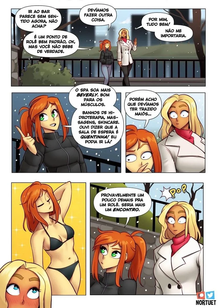 Piranhas Safadas: Beverly e Tara em Ação na HQ de Lesbicas Brasileiras Escandalosas" em HQ Brasileiro