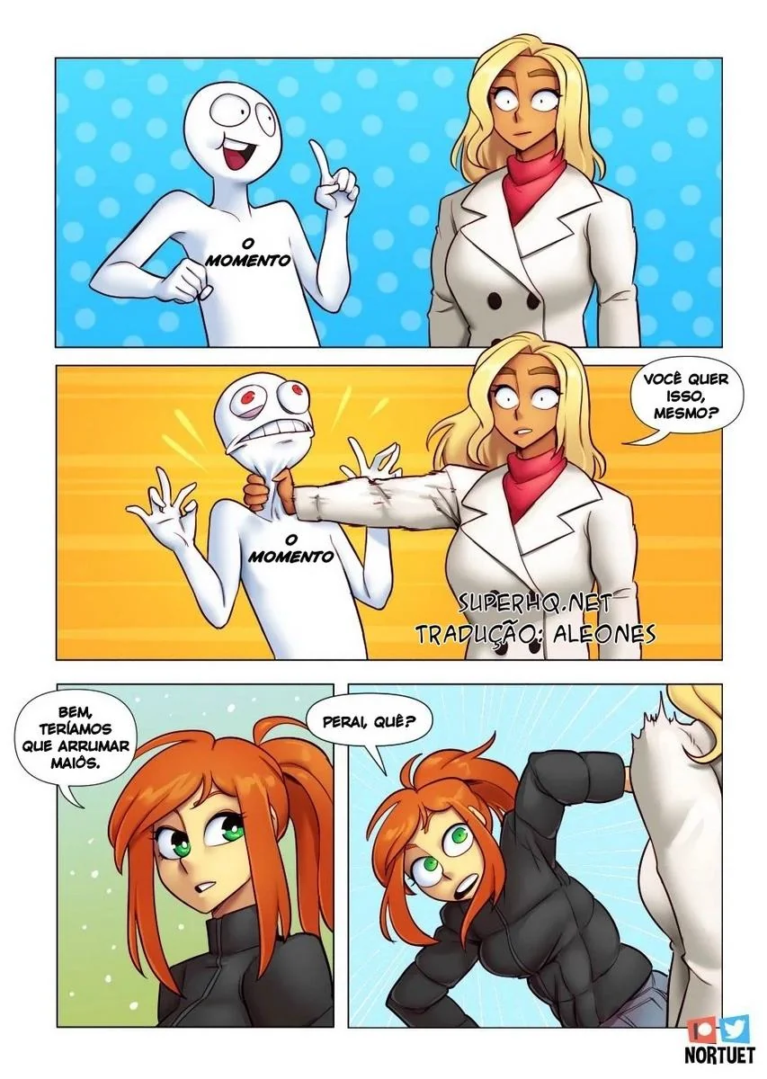 Piranhas Safadas: Beverly e Tara em Ação na HQ de Lesbicas Brasileiras Escandalosas" em HQ Brasileiro