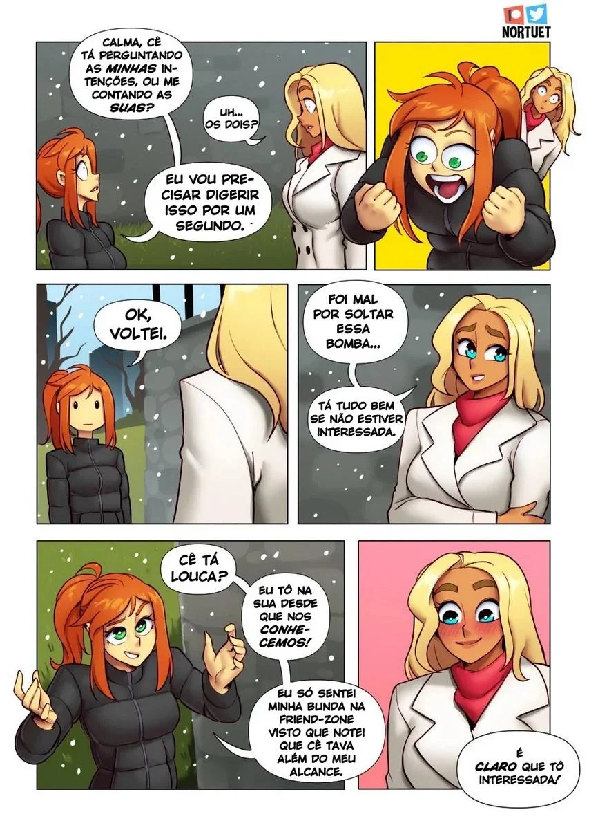 Piranhas Safadas: Beverly e Tara em Ação na HQ de Lesbicas Brasileiras Escandalosas" em HQ Brasileiro