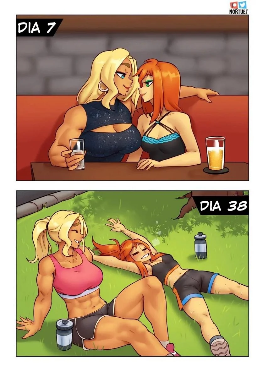 Piranhas Safadas: Beverly e Tara em Ação na HQ de Lesbicas Brasileiras Escandalosas" em HQ Brasileiro