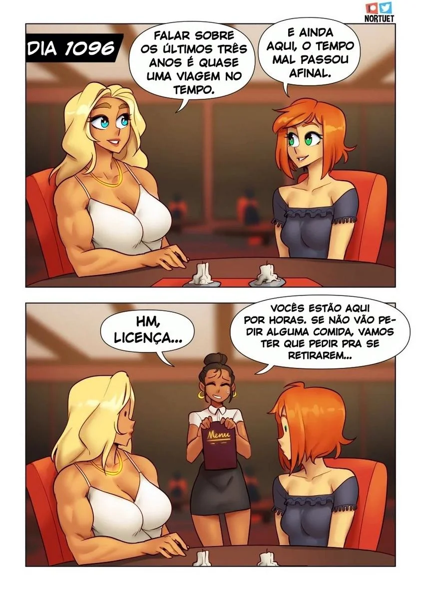 Piranhas Safadas: Beverly e Tara em Ação na HQ de Lesbicas Brasileiras Escandalosas" em HQ Brasileiro