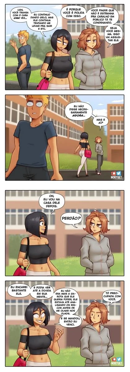 Piranhas Safadas: Beverly e Tara em Ação na HQ de Lesbicas Brasileiras Escandalosas" em HQ Brasileiro