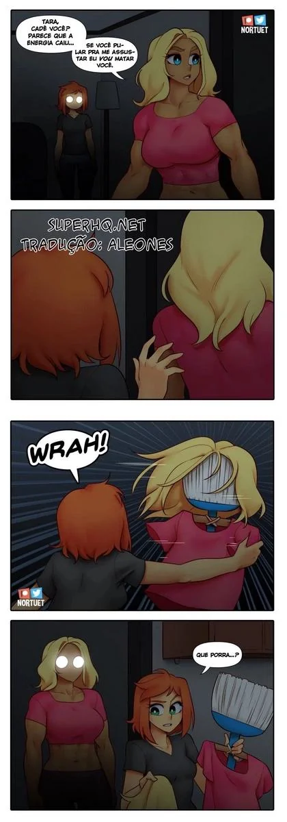 Piranhas Safadas: Beverly e Tara em Ação na HQ de Lesbicas Brasileiras Escandalosas" em HQ Brasileiro